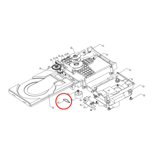 Denon CD Loading Mechanism Belt | Part 30201005100AD