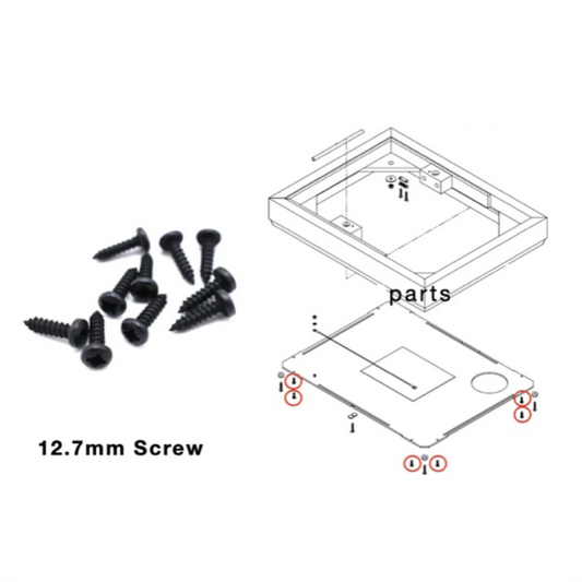 Linn LP-12 Turntable Fixing Screws 12.7mm (1/2")