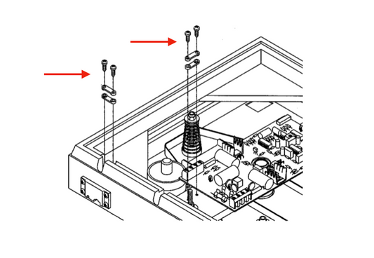Linn Sondek LP-12 Cable Clamps and Screws