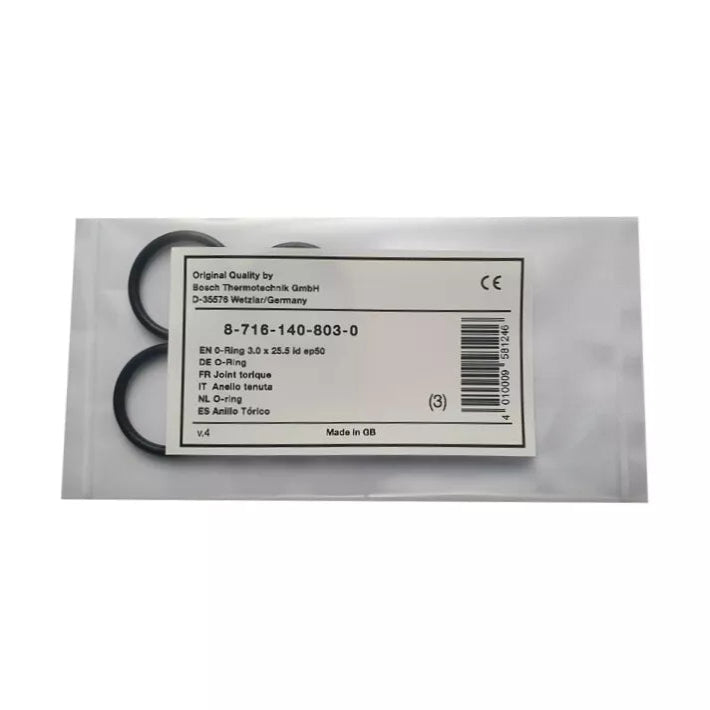Worcester Bosch O-Ring Seal 3 x 25.5 (87161408030)