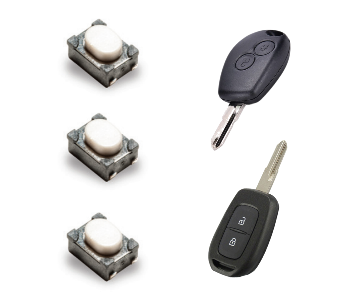 Dacia Renault Remote Key Button Switch – Spared Parts UK