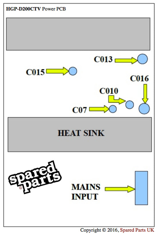 ONN LCD32ANGEL-A HGP-D200CTV Power Supply Kit - Spared Parts UK