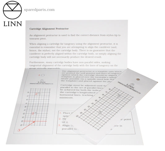Linn LP12 Cartridge Alignment Protractor
