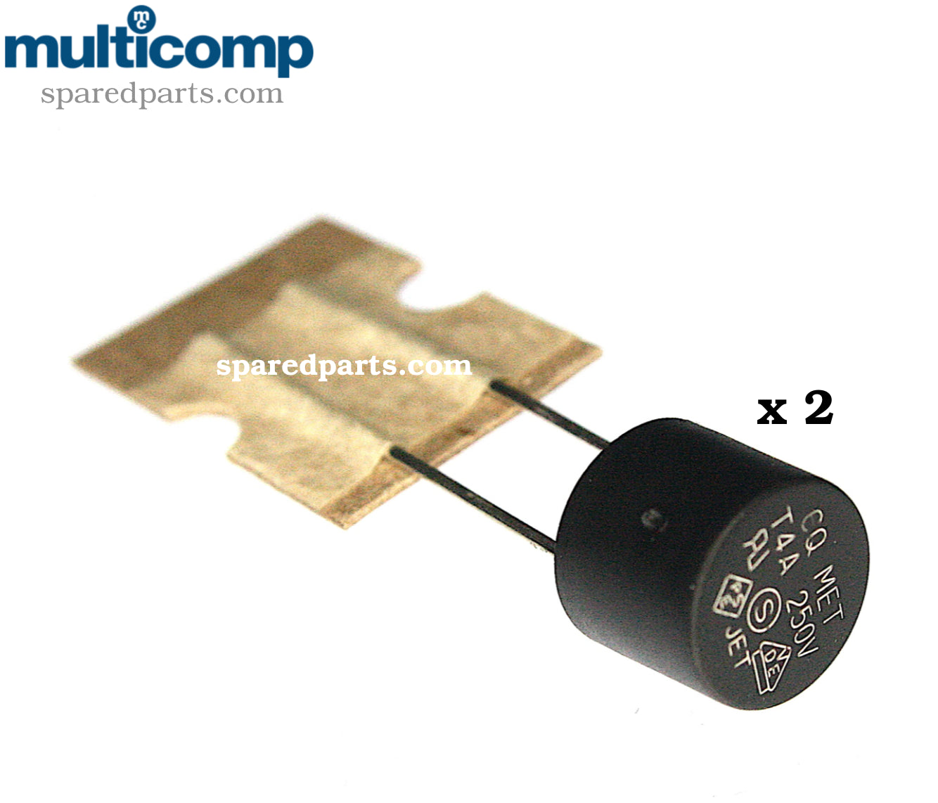 MULTICOMP (MCMET 4A 250V) FUSE