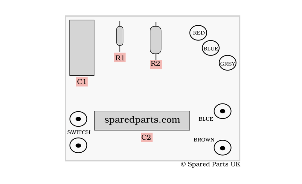 Rega Planar Motor Circuit Repair Kit