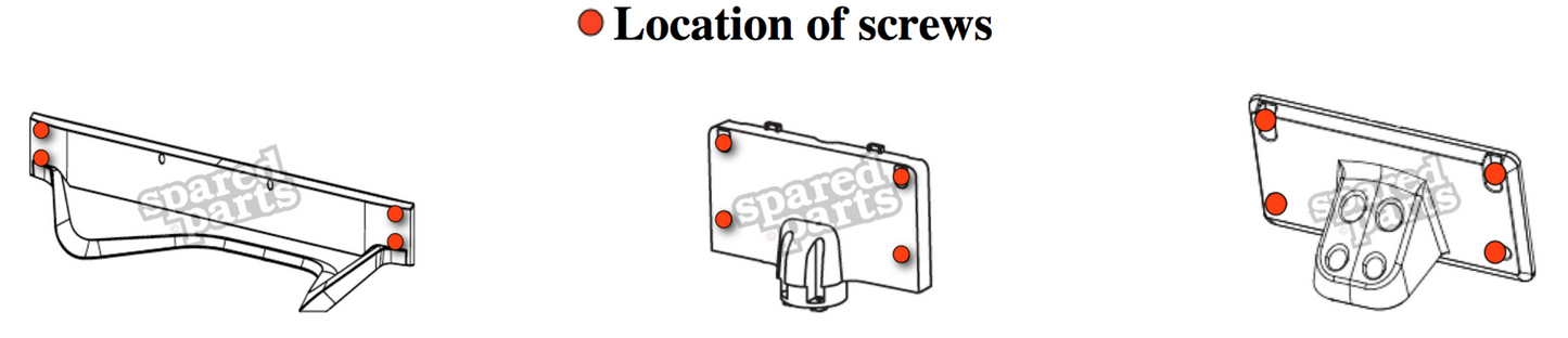 LG Screws for LCD TV Stand, Base, Bracket M4 x 20mm FAB30016106