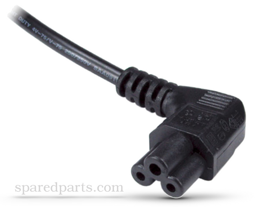 LCD TV Right Angle Cloverleaf Power Cord