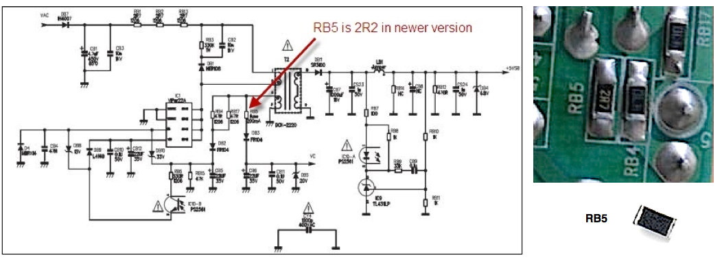 Philips 26PFL5403D/10 Stuck In Standby with Red LED on