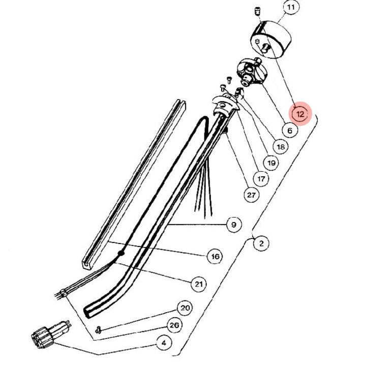 SME 3009 3012 II Counterweight Set Screw Hex Key