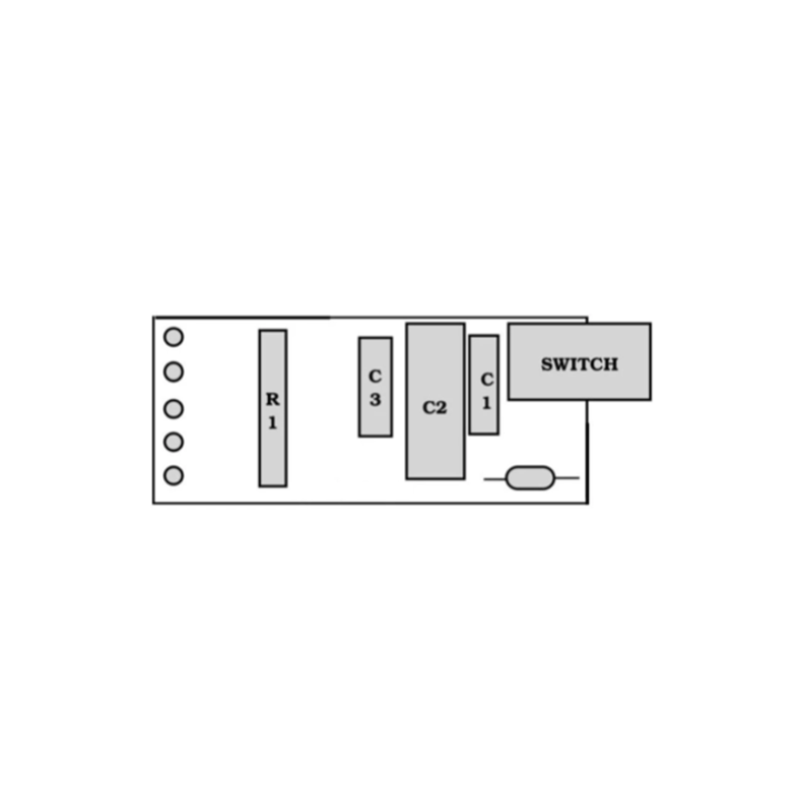 Dual CS505 Turntable Motor PCB Repair Kit