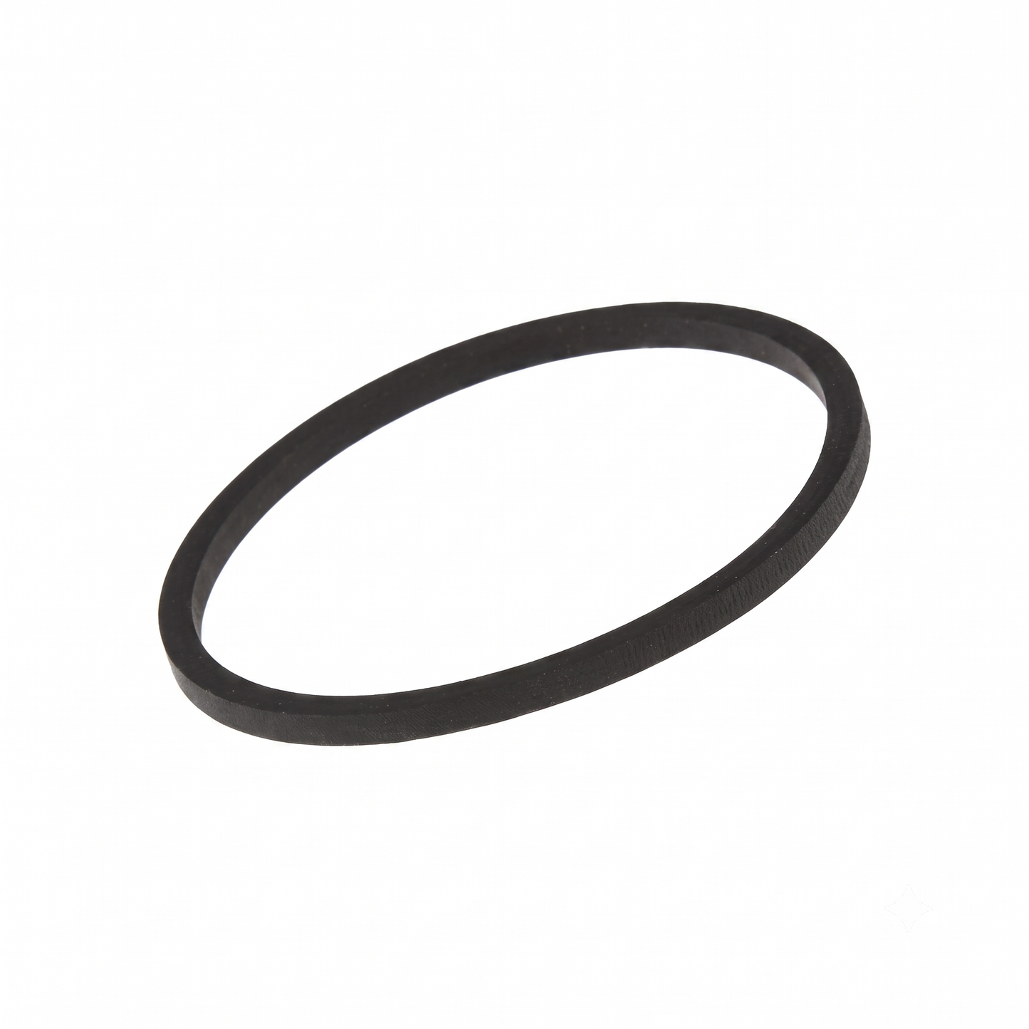 Black square-section replacement servo tonearm belt for Bang & Olufsen Beogram turntables.