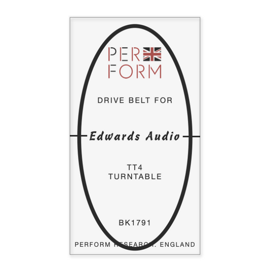 Edwards Audio TT4 Silicone Red Turntable Drive Belt