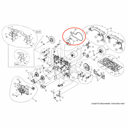 NAD U05070 Flat Drive Belt (Capstan)