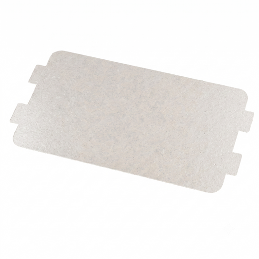 A rectangular, light gray textured replacement part with notched edges, shown on a plain white background.