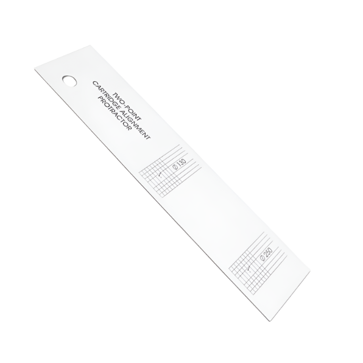 Pro Ject Two Point Cartridge Alignment Protractor Instructions