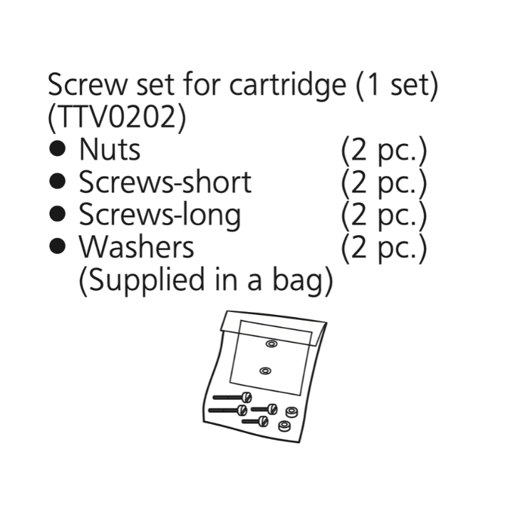 Technics Screw Set For Cartridge TTV0202