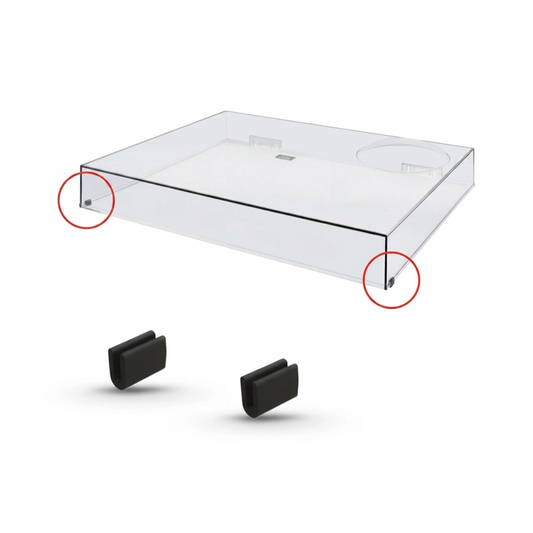 Technics Dust Cover Rubber Feet (Front Corner Dampers) | Pair