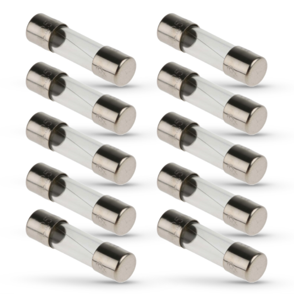 10 glass fuses