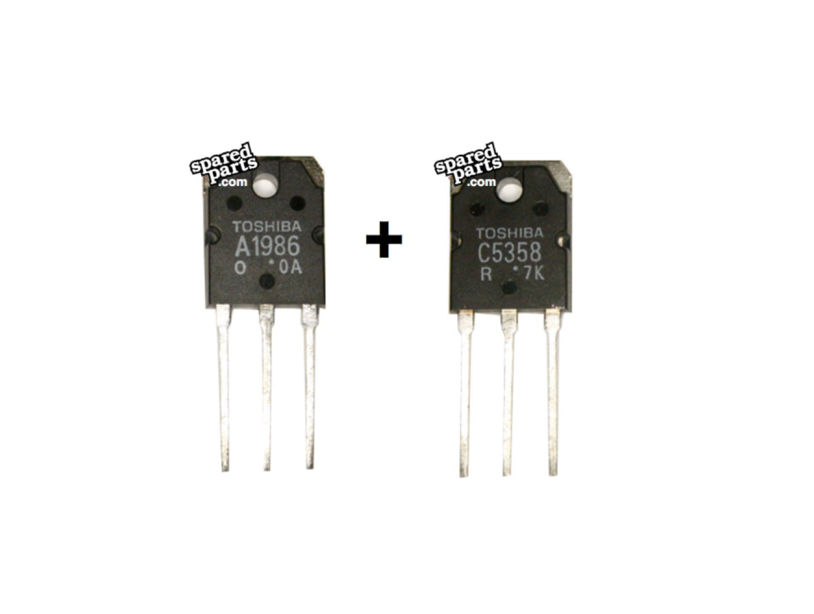 Toshiba 2SA1986 & 2SC5358 Power Amp Transistor