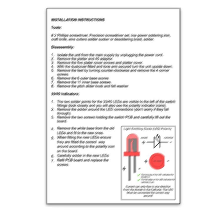 SVDPR3902S-9 FITTING INSTRUCTIONS