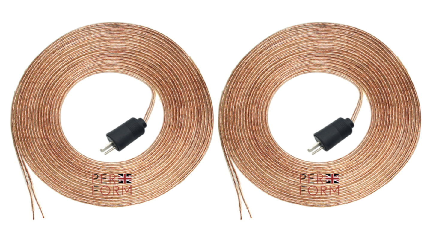 2 Pin Din Speaker Cables 5m