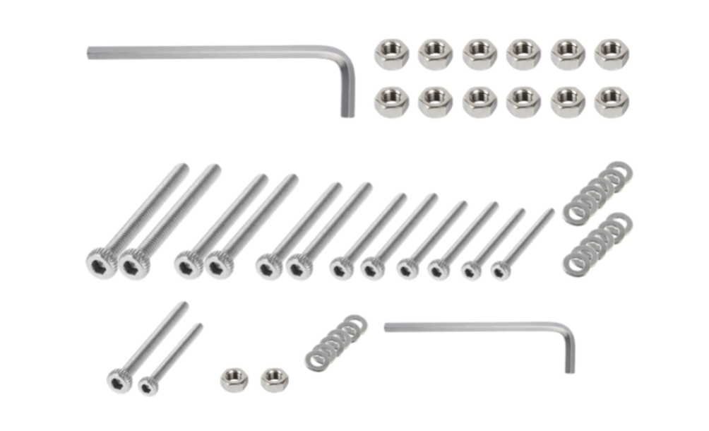 50 Piece Universal Headshell Cartridge Mounting Screw Kit