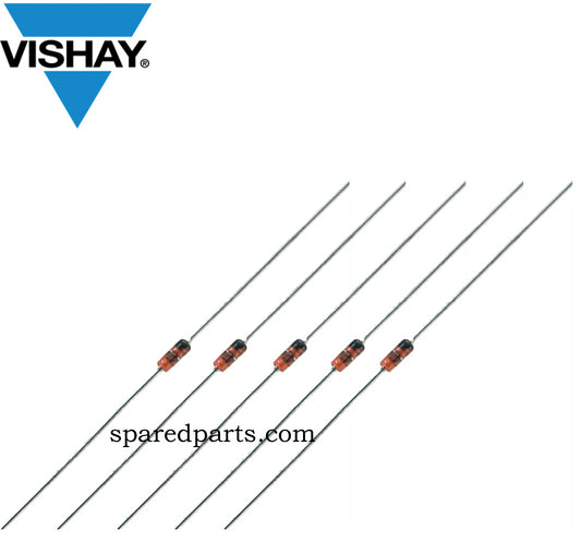 VISHAY BZX55C2V4-TAP Zener Diode, 2.4 V, 500 mW, DO-35