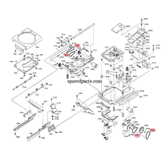 Marantz CD-10/16/94/95 Mechanism Belt KitMarantz CD-10/16/94/95 Mechanism Belt Kit