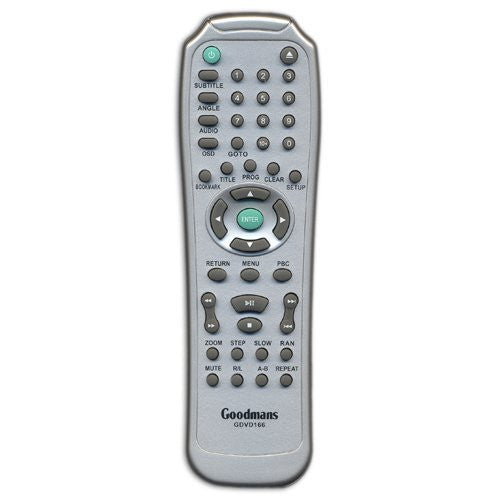 Goodmans GDVD166 Remote Control Original (Silver) - Spared Parts UK