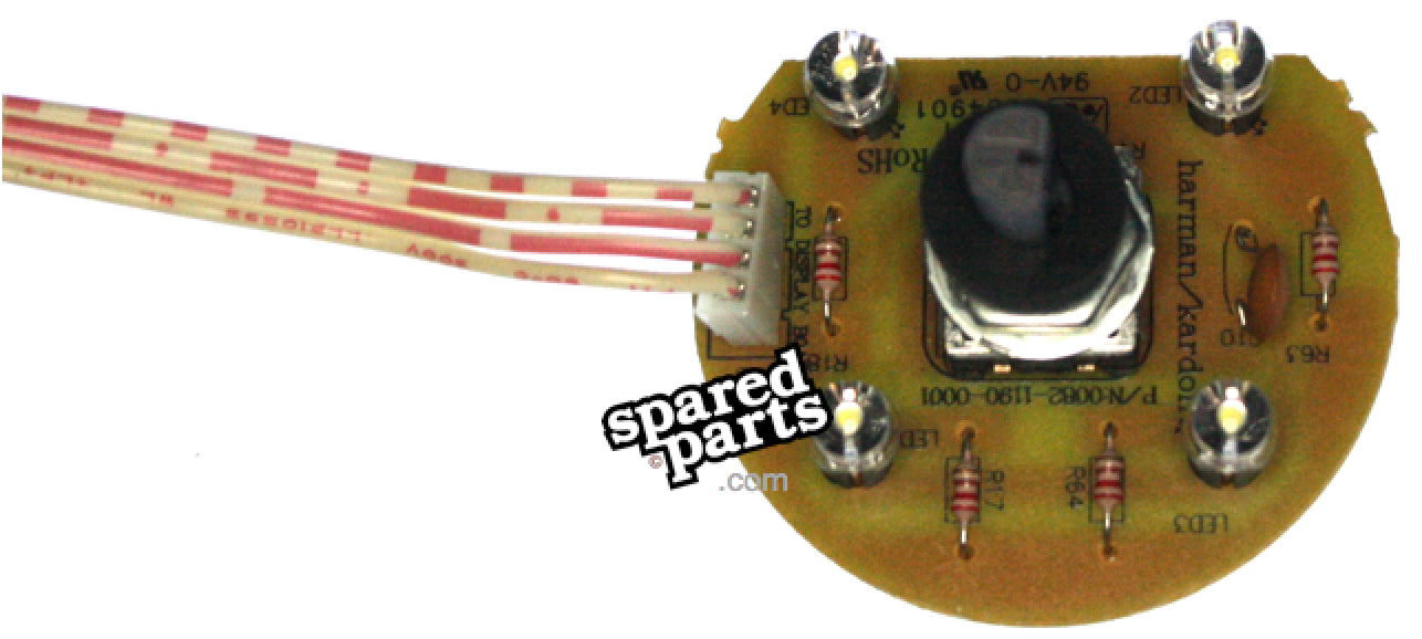 Harman Kardon Volume Switch LED PCB 0082-1190-0001 MAS110 - Spared Parts UK
