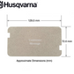 Husqvarna Microwave Wave Guide Cover (QN Series)