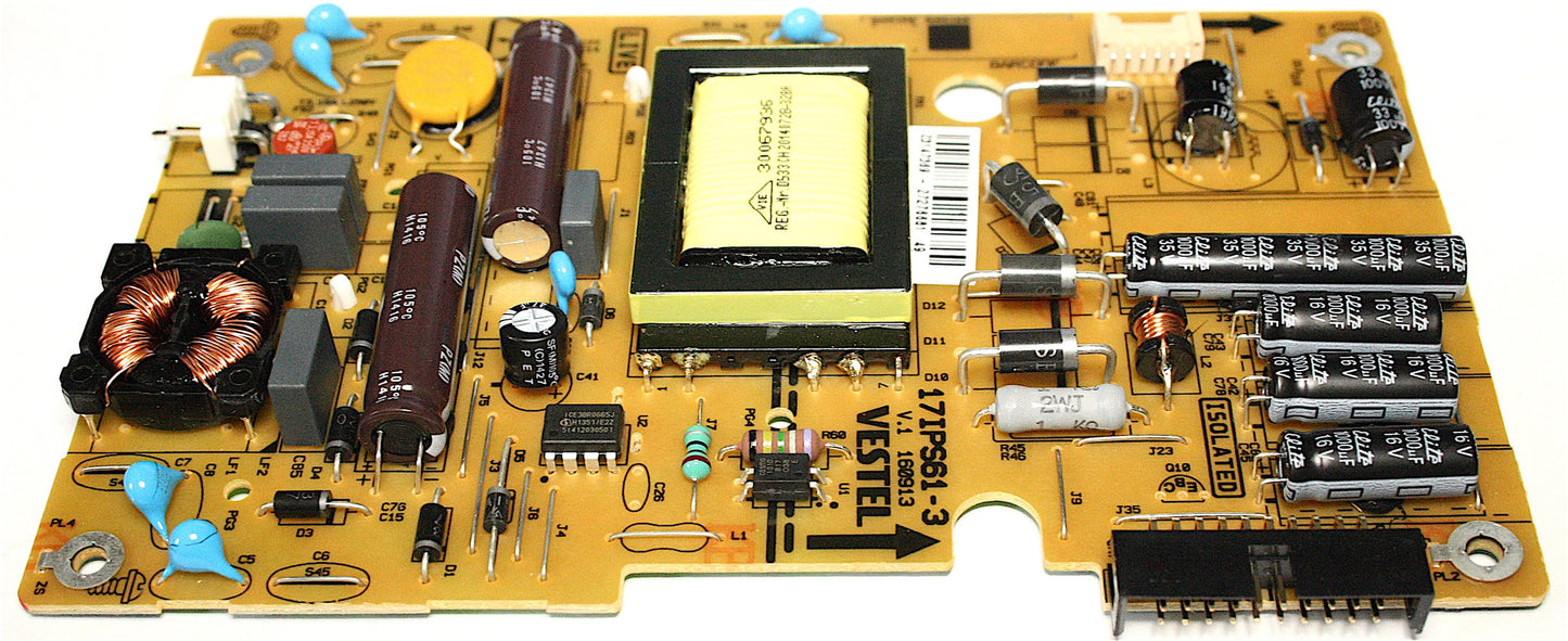 Toshiba 22D1333B Power Board 17IPS61-3 75036992