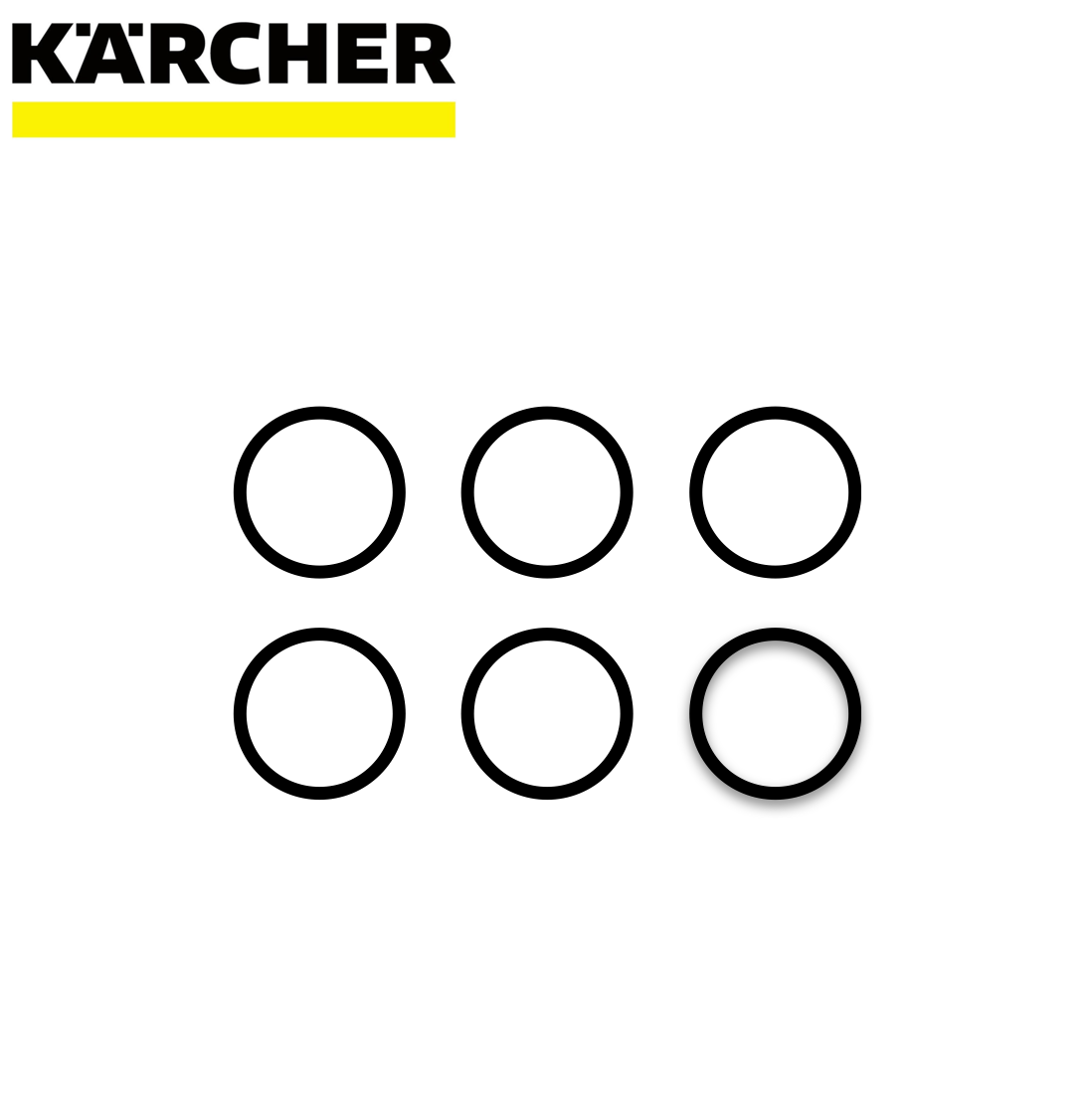Karcher Puzzi Carpet Cleaners O-Ring Seal 6.362-498.0
