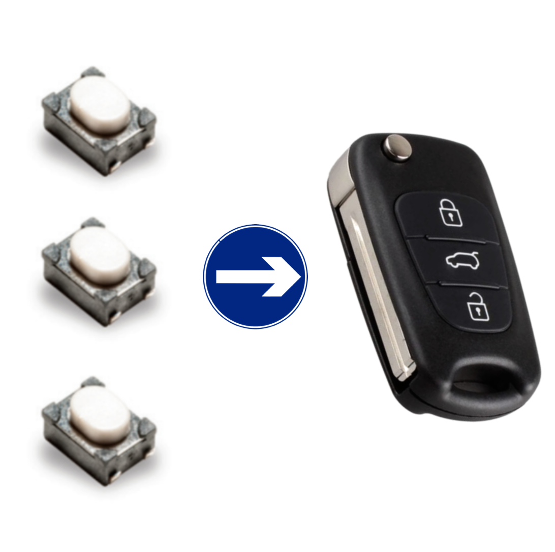 Kia Key Tactile Push Buttons Switch for Sportage, Ceed, Venga, Rio
