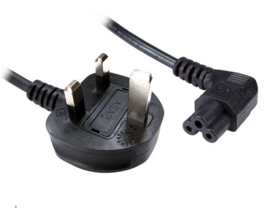 LCD TV Right Angle Cloverleaf Power Cord