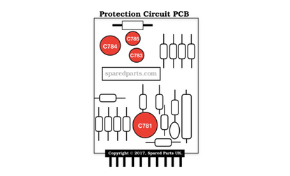 NAD C370 Protection Circuit Capacitor Kit