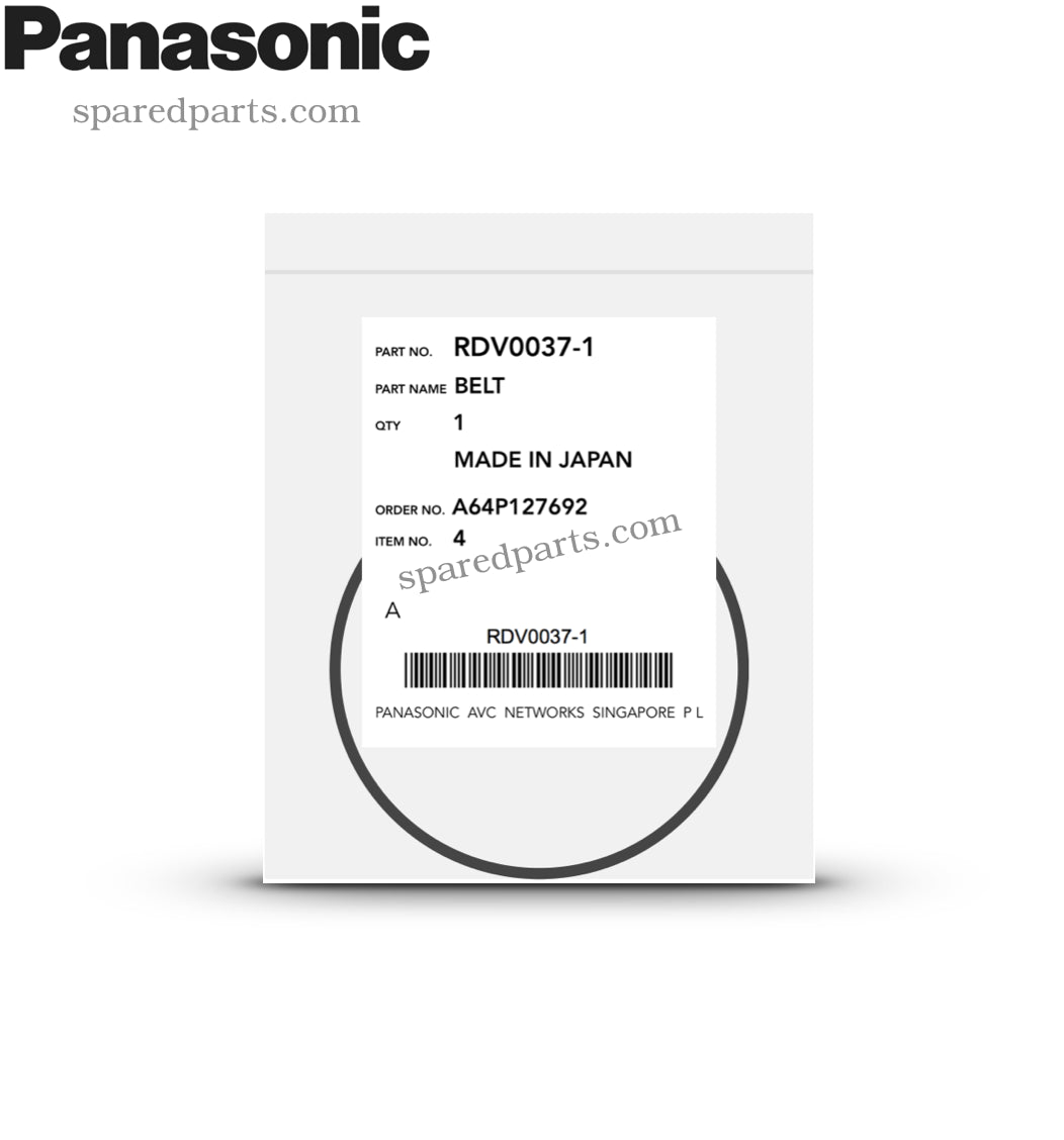 Panasonic Drive Belt, RDV0037, RDV0037-1