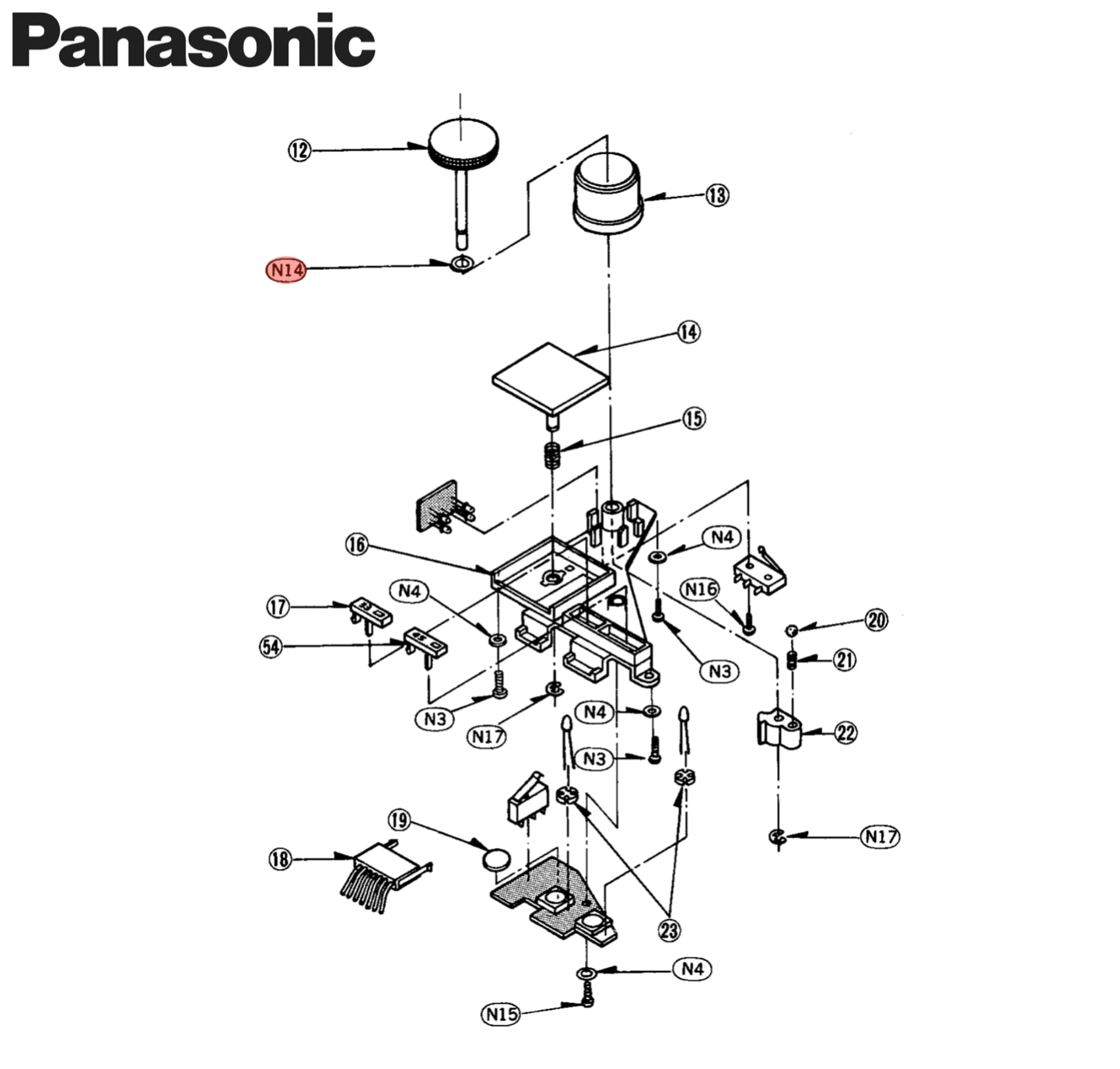 Panasonic Stop Washer SFXW910J02