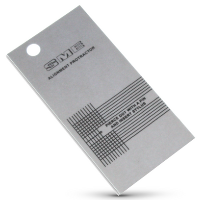 SME 3009, 3012 Series I/II/III Single Null Point Cartridge Alignment Protractor