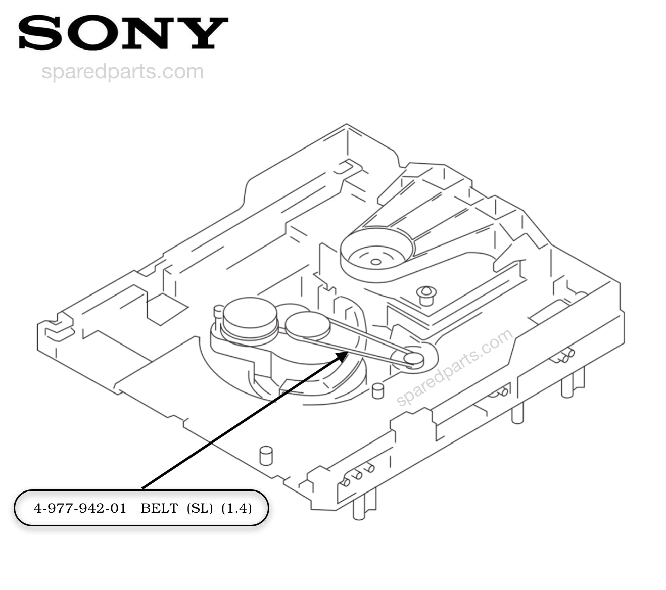 Sony Belt (SL) (1.4) 497794201, 4-977-942-01