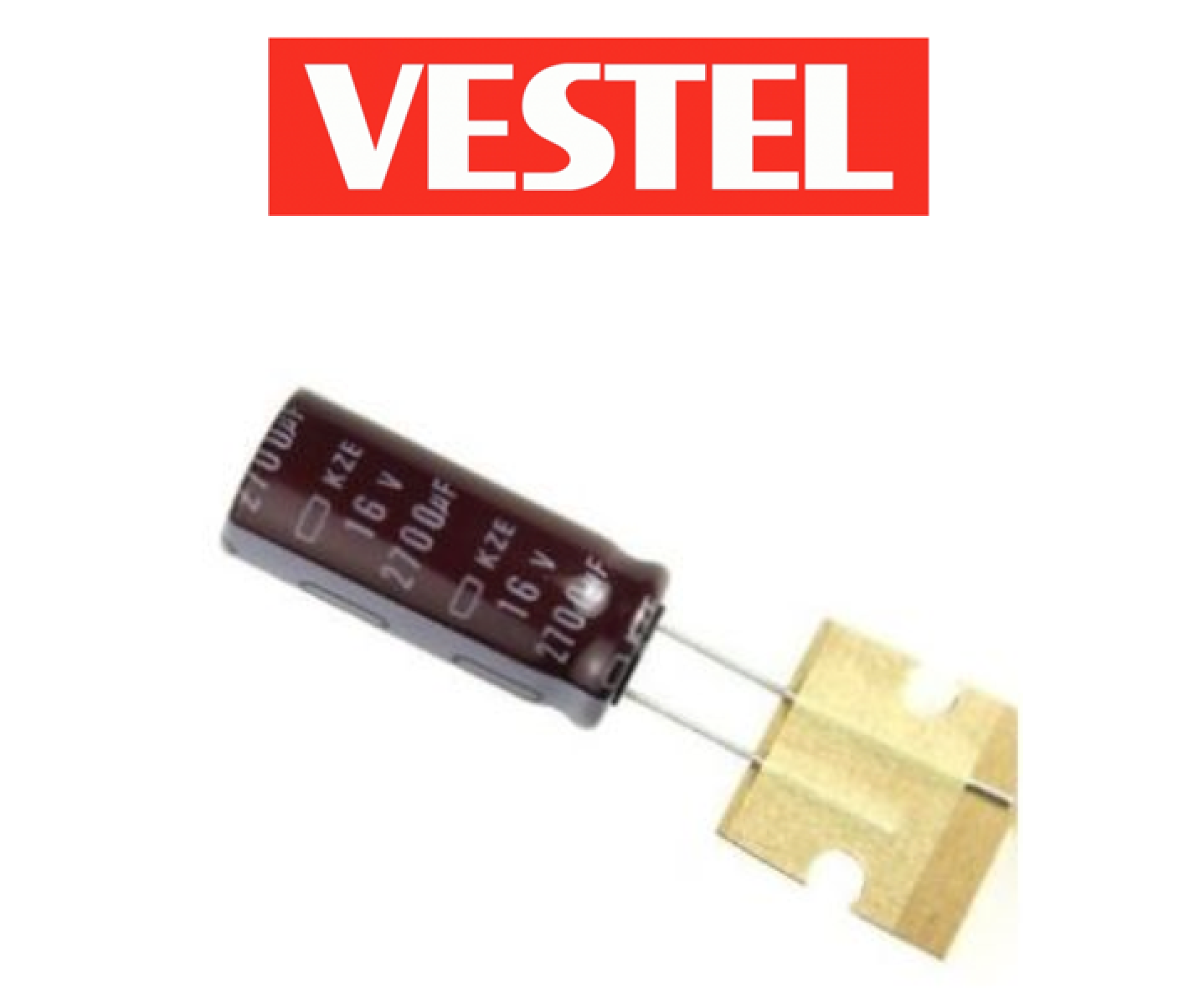 Vestel 2700uf 16v 105°c Electrolytic Capacitor 30062016 13 x 20mm