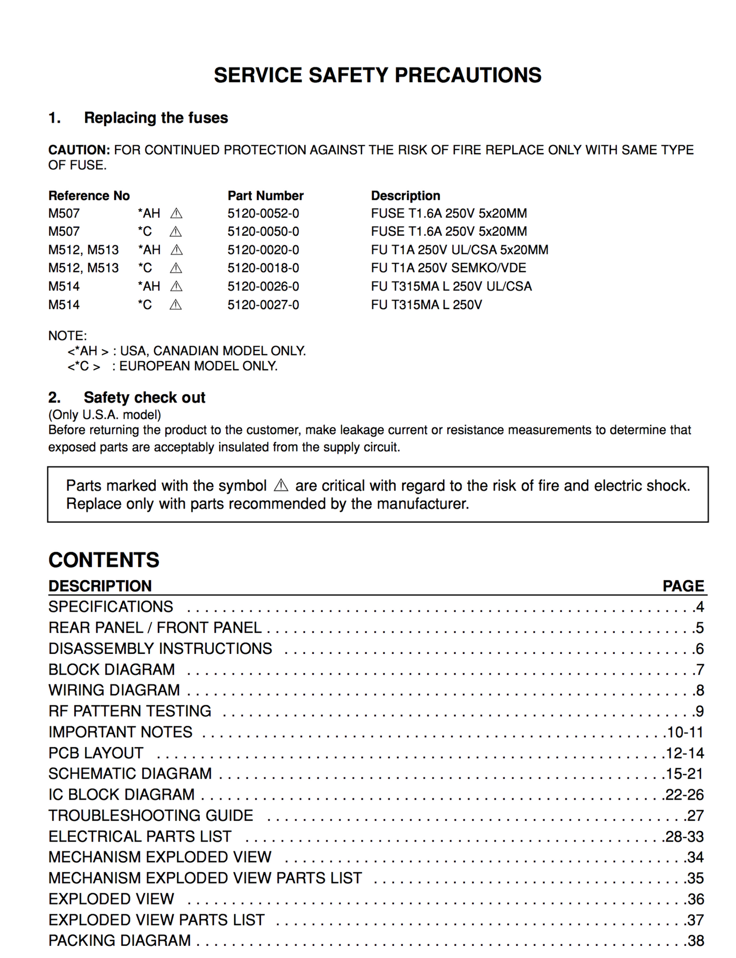 NAD C541i Service Manual Complete