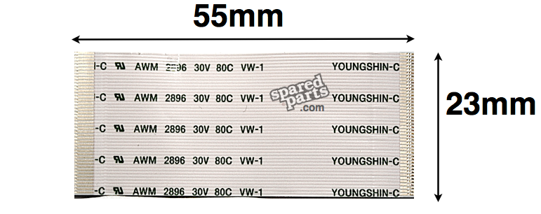 Youngshin 45 PIN FFC 55 x 23mm AWM 2896 30V 80C VW-1