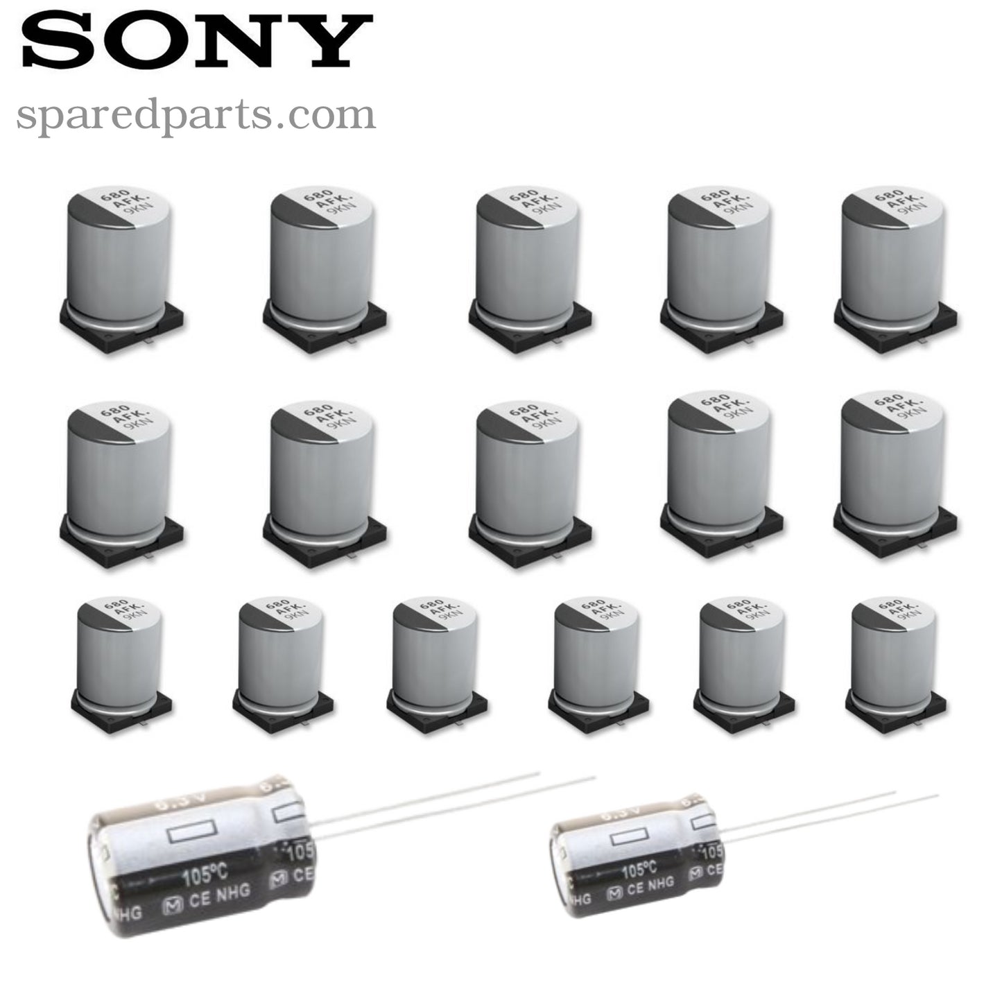 Sony ICF-PRO70 ICF-PRO80 Capacitor Repair Kit