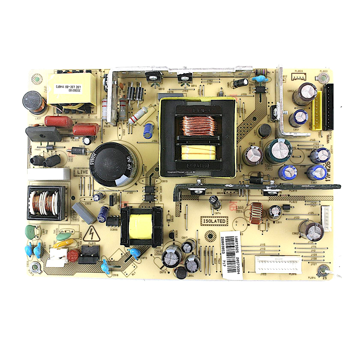 Toshiba 40BV701B Power Supply PCB 17PW26-5 20573394