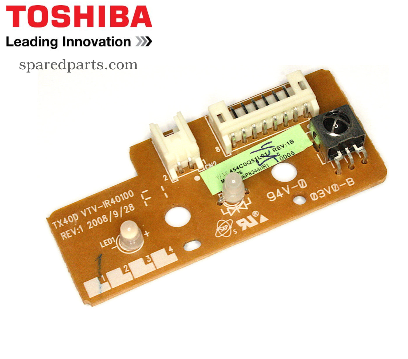 Toshiba 40XV551DB Infra Red Receiver VTV-IR40100