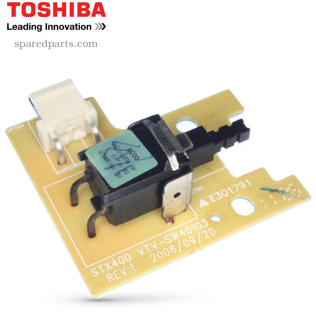 Toshiba On Off Switch PCB VTV-SW40103 STX40D