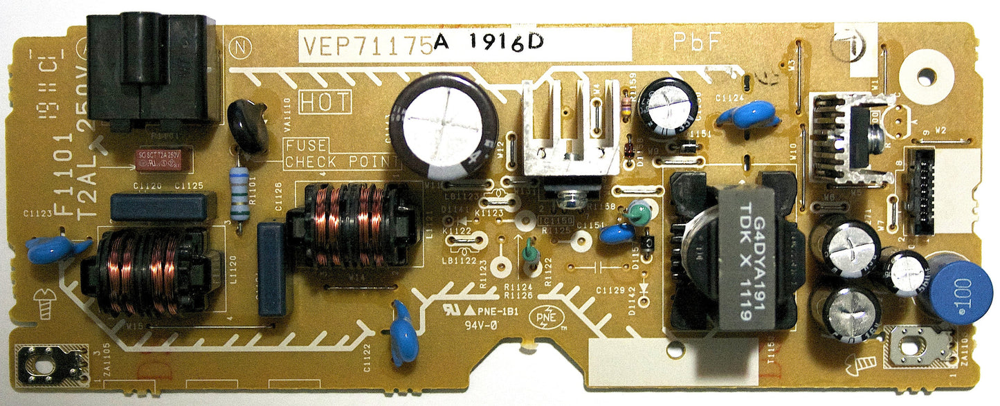 Panasonic VEP71175A Power Supply Board